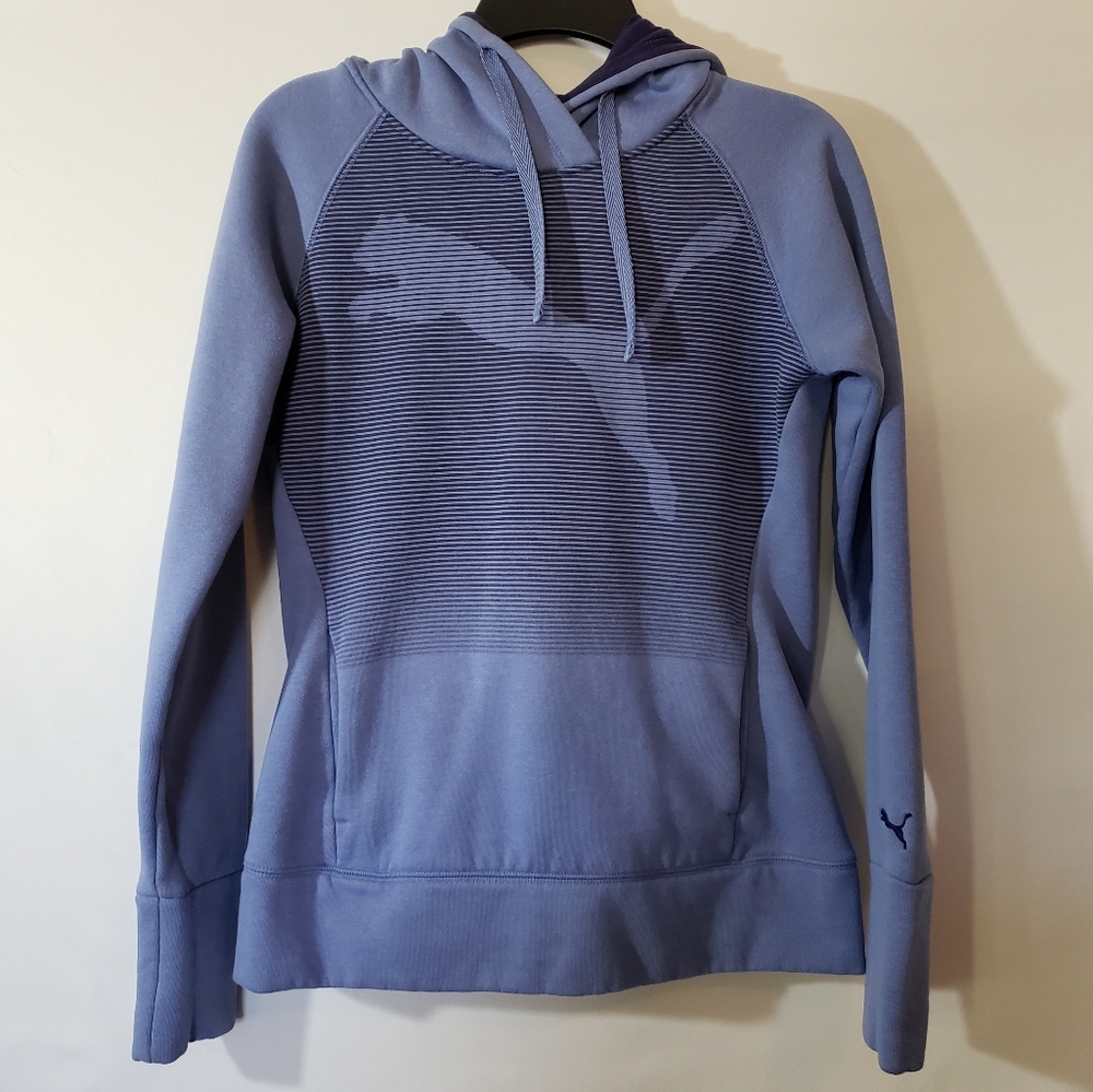 Puma Warm Cell Periwinkle Blue Pull-Over Hoodie